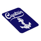 Kapitein Zeilboot Anker Zeevaart Design Magneet (Rechterzijde)