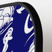 Kapitein Zeilboot Anker Zeevaart Design Pickleball Paddle (Links Detail)