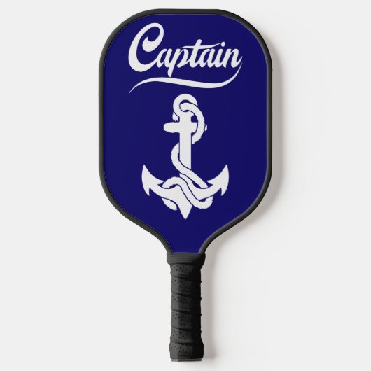 Kapitein Zeilboot Anker Zeevaart Design Pickleball Paddle (Voorkant)