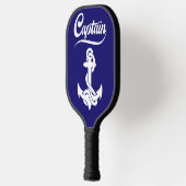 Kapitein Zeilboot Anker Zeevaart Design Pickleball Paddle (Links)