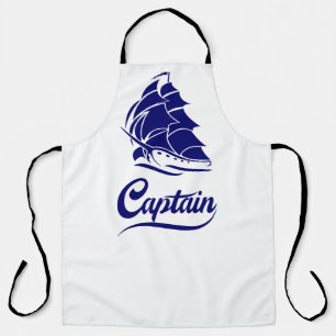 Kapitein Zeilboot Anker Zeevaart Design Schort