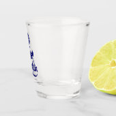 Kapitein Zeilboot Anker Zeevaart Design Shot Glas (Rechts)