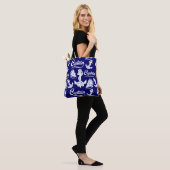 Kapitein Zeilboot Anker Zeevaart Design Tote Bag (Op model)