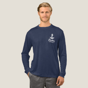 Kapitein Zeilboot Anker Zeevaart Design Tri-Blend Shirt