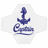 Kapitein Zeilboot Anker Zeevaart Design Voetbal (Enkel)