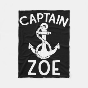 Kapitein Zoe Schip Boot Zeilboot Jacht Fleece Deken