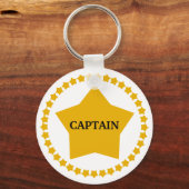 Kapitein's Gold Star Sleutelhanger (Voorkant)