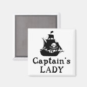 Kapitein's Lady Magneet (Voorkant / Achterkant)