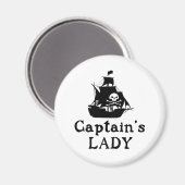 Kapitein's Lady Magneet (Voorkant / Achterkant)