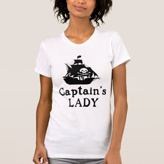 Kapitein's Lady T-shirt (Voorkant)