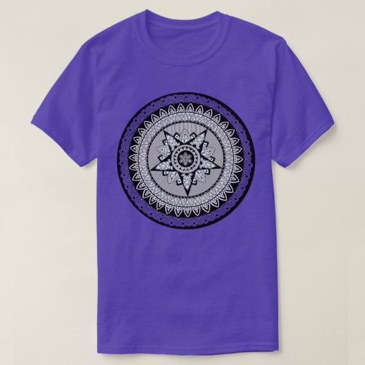 Kapiteins Shield Mandala T-shirt (Design voorkant)