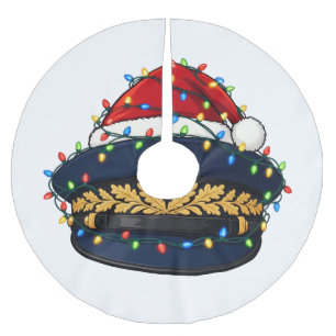 Kapiteinshoed Santa Hoed Kerstverlichting Maritiem Kerstboom Rok