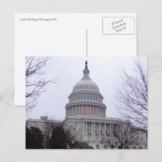 kapitol briefkaart (Voorkant / Achterkant)