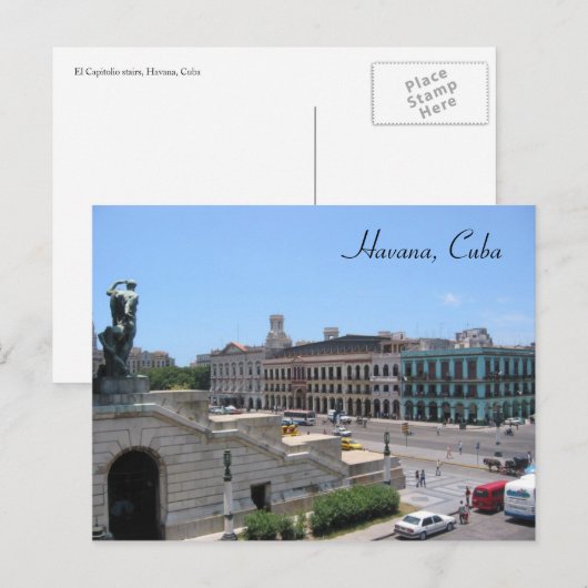 kapitolietrappen briefkaart (Voorkant / Achterkant)