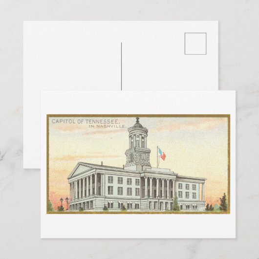 Kapitoolgebouw in Nashville, Tennessee Briefkaart (Voorkant / Achterkant)