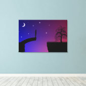 Kapotte Brug Canvasprint Canvas Afdruk (Insitu (Houten vloer))