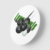 kapotte en Logo, Ronde Klok (Hoek)