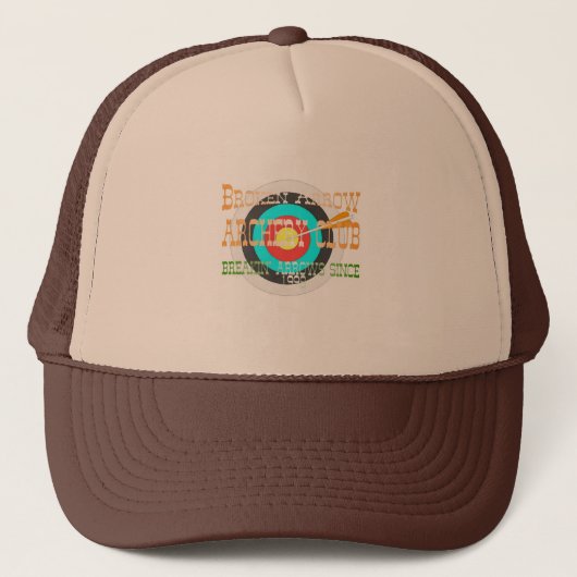 kapotte pijlvormer trucker pet (Voorkant)