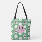 Kapow Cat funky Canvas tas (Achterkant)
