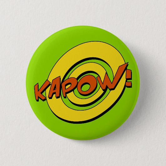 Kapow Comic Book Badge Ronde Button 5,7 Cm (Voorkant)