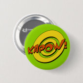 Kapow Comic Book Badge Ronde Button 5,7 Cm (Voorkant /achterkant)
