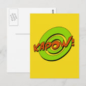 Kapow Comic Book Briefkaart (Voorkant / Achterkant)