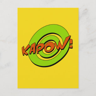 Kapow Comic Book Briefkaart
