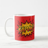 KAPOW Comic Book Pop Art Rode Mok (Links)
