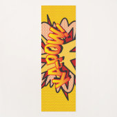 KAPOW Leuke Retro Stripboek Pop Art Yogamat (Voorkant)