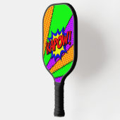 Kapow Popart Cartoon Pickleball Paddle (Links)