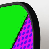 Kapow Popart Cartoon Pickleball Paddle (Links Detail)