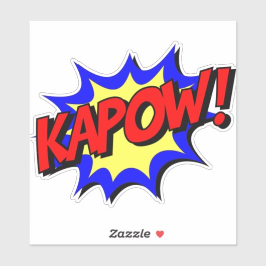 Kapow! Retro Comic Sticker Blast (Vel)
