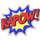 Kapow! Retro Comic Sticker Blast (Voorkant)