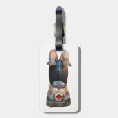 Kappa 河 童 Handstand Bagagelabel (Achterkant verticaal)