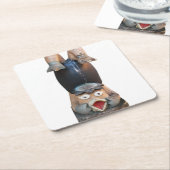 Kappa 河 童 Handstand Kartonnen Onderzetters (Schuin)