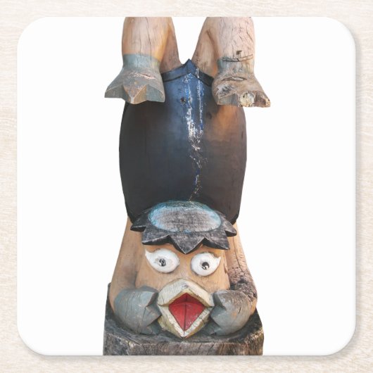 Kappa 河 童 Handstand Kartonnen Onderzetters (Voorkant)