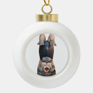 Kappa 河 童 Handstand Keramische Bal Ornament