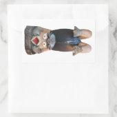 Kappa 河 童 Handstand Rechthoekige Sticker (Tas)