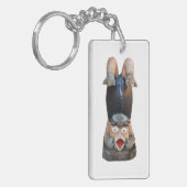 Kappa 河 童 Handstand Sleutelhanger (Voorkant Links)