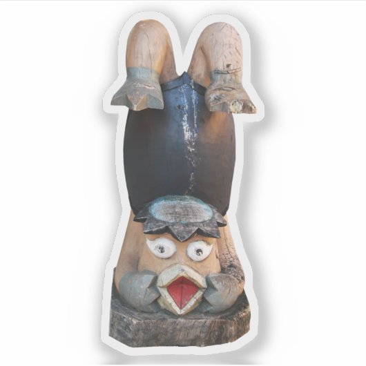 Kappa 河 童 Handstand Sticker (Voorkant)