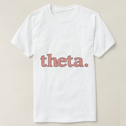 Kappa Alpha Theta Pastel T-shirt (Design voorkant)