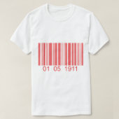 Kappa Barcode 01 05 1911 T-shirt (Design voorkant)