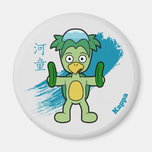 Kappa- Beroemde Japanse Yokai Magneet