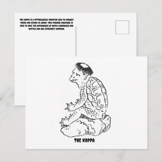 Kappa Cryptid Briefkaart (Voorkant / Achterkant)