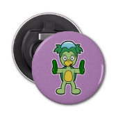 Kappa- Japanse yokai Monster Button Flesopener (Voorkant)