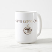Kappa Kappa Chino, Coffee Mok Design (Voorkant rechts)