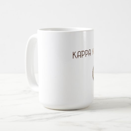 Kappa Kappa Chino, Coffee Mok Design (Voorkant links)