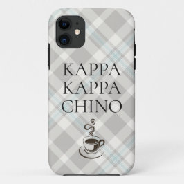 Kappa Kappa Chino Funny Coffee Lover Case-Mate iPhone Case