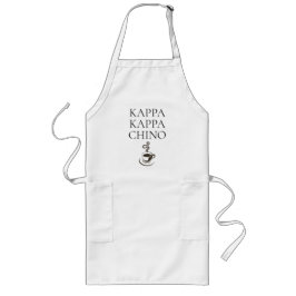 Kappa Kappa Chino Funny Coffee Lover Lang Schort