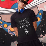 Kappa Kappa Chino Funny Coffee Lover Tri-Blend Shirt<br><div class="desc">Dit ontwerp is een cool T-shirt voor koffieliefhebbers en bevat een centrifuge op Griekse organisaties met de KAPPA KAPPA CHINO-tekst en een steamy hot cup of cappucino-afbeelding onder de tekst. Kies uit de vele stijlen en kleuropties voor shirten voor een leuk shirt dat je graag kunt dragen.</div>